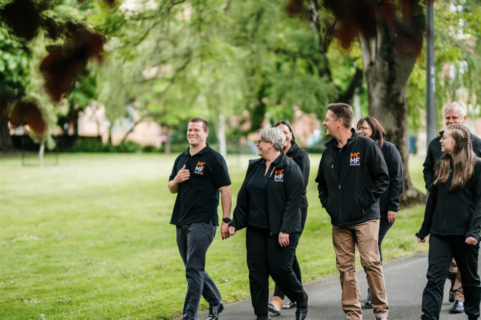 MCMF team outside Hobart 2023